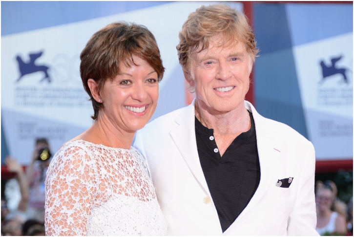 This image has an empty alt attribute; its file name is Robert-Redford-and-Sibylle-Szaggars.jpg